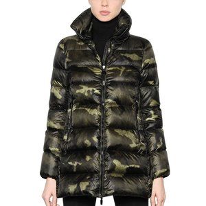 MONCLER TORCY CAMOUFLAGE KHAKI PADDED COAT DOWN JACKET